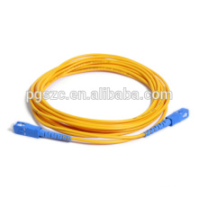 Cable de remiendo de la óptica del SC multimodo simplex del precio de fábrica